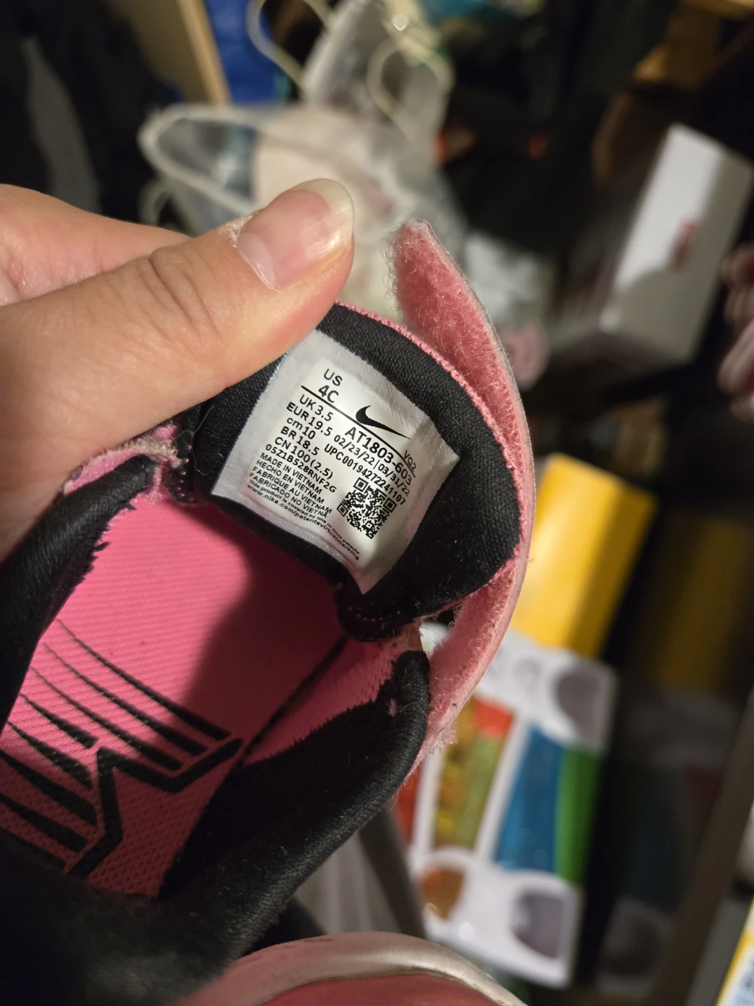 Nike Toddler Shoes Pink Size 4C 🏈 - photo 2
