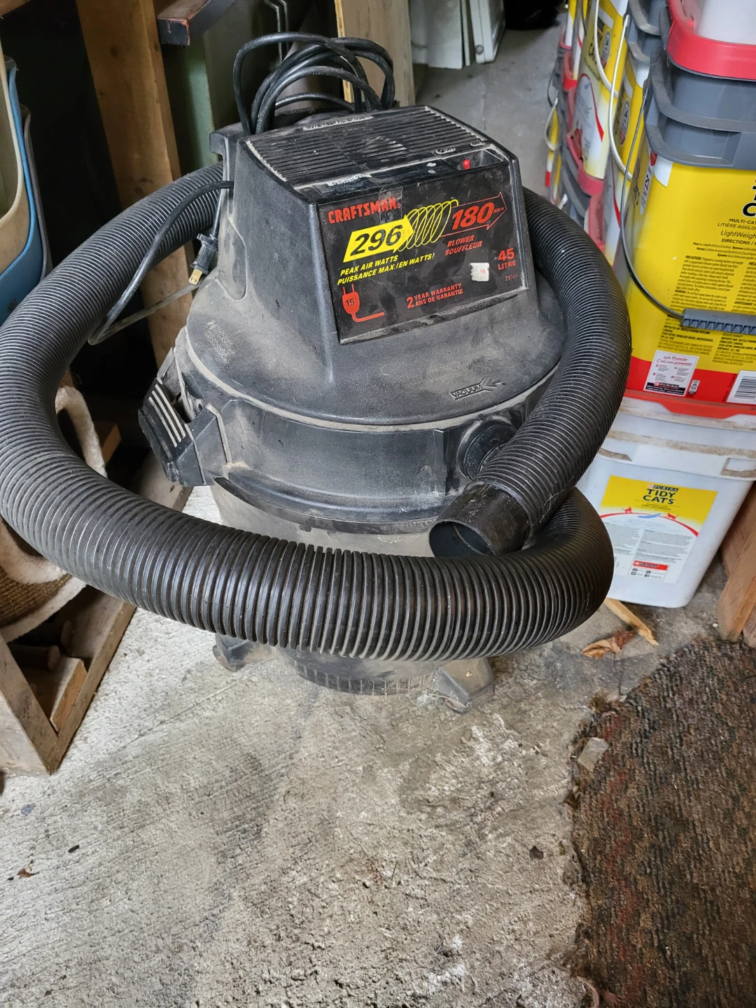 Craftsman 45 Litre Wet/Dry Vacuum