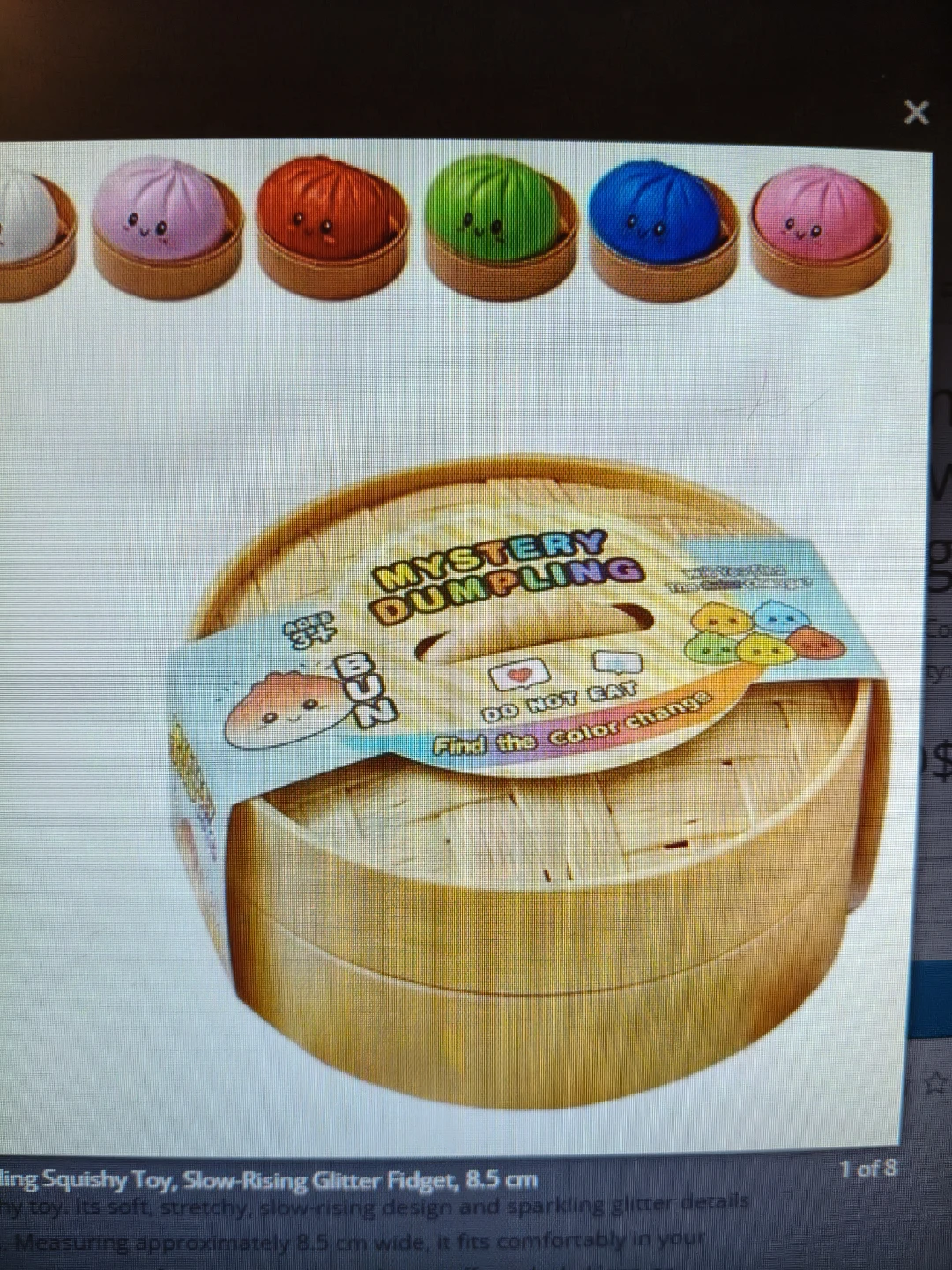 Mystery Dumpling Squishy Toy