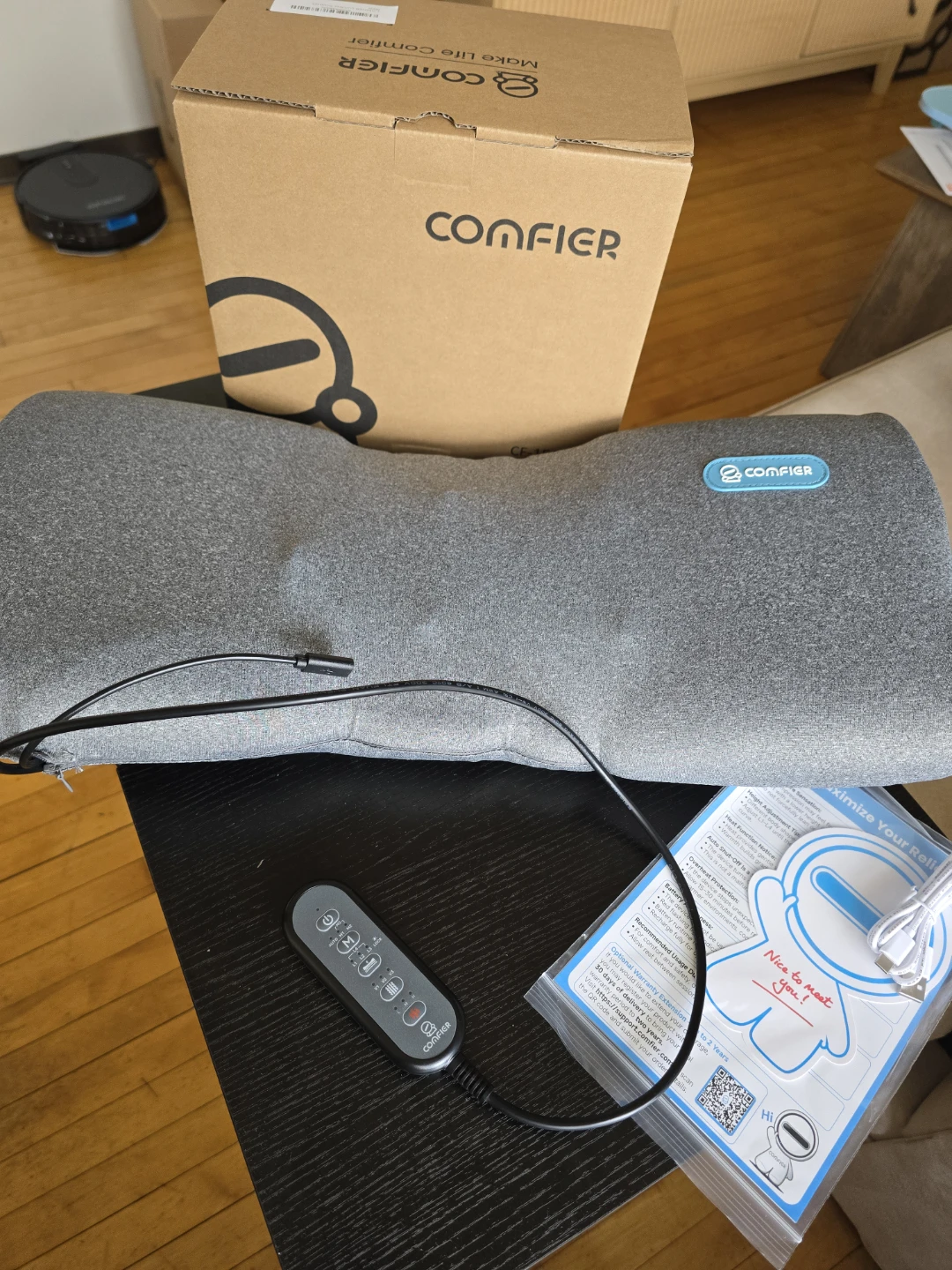 Comfier Cordless Lumbar Support Massage Pillow - photo 2