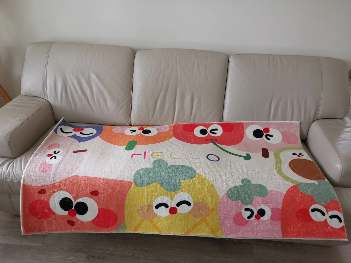 Cartoon Fruit Pattern Carpet