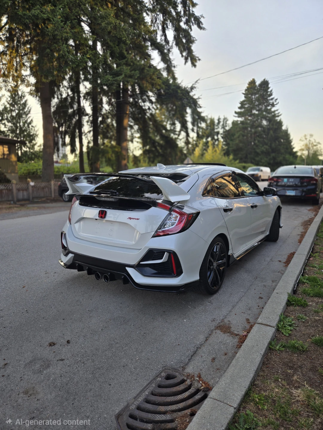 2020 Honda Civic hatchback sport with spoiler - photo 3