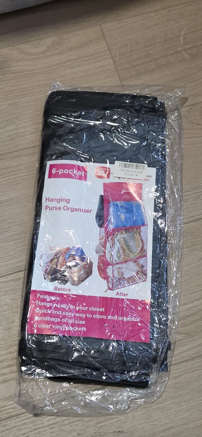 As Seen On TV 6-Pocket Hanging Purse Organizer