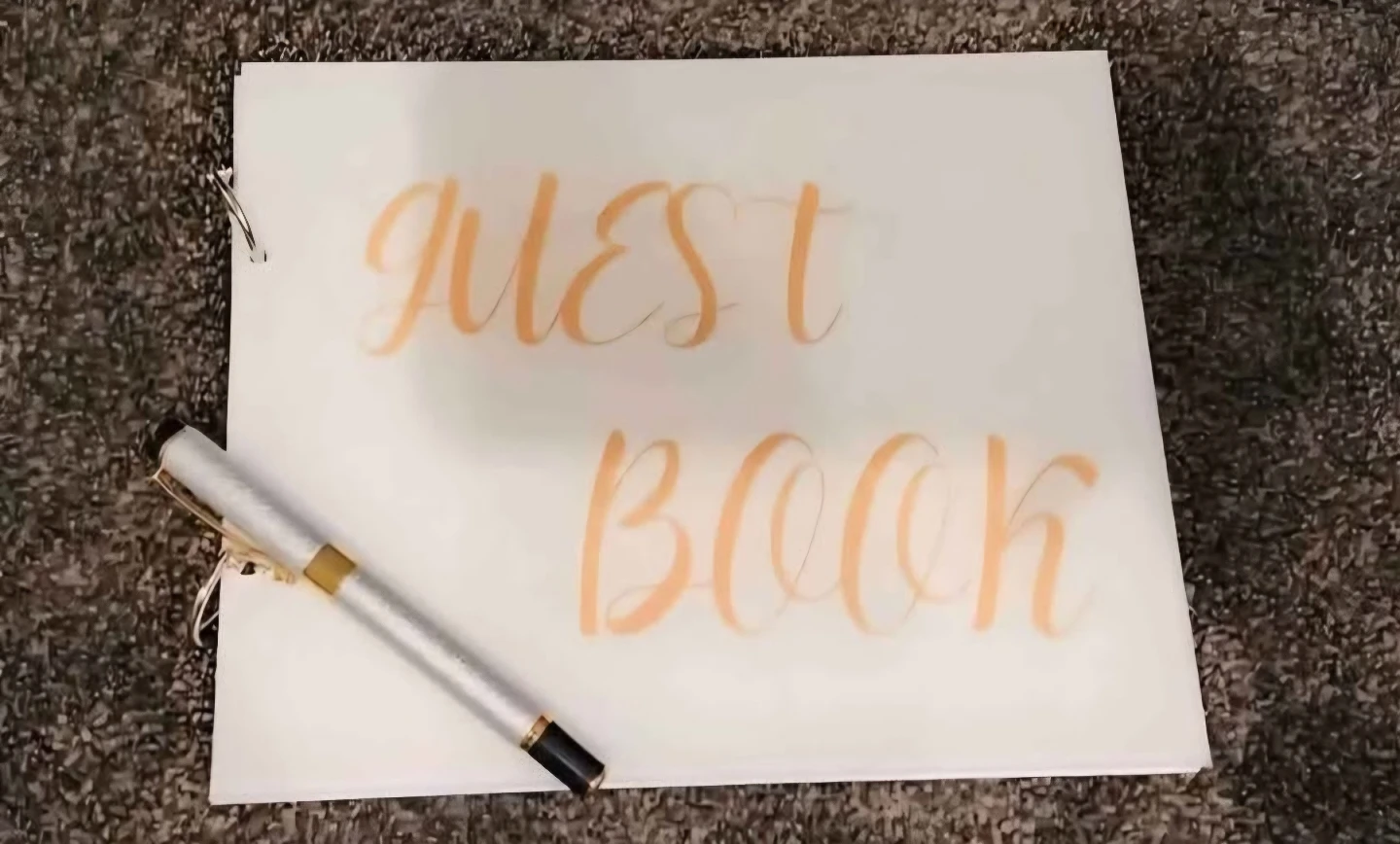 Guest Book with Pen🏈