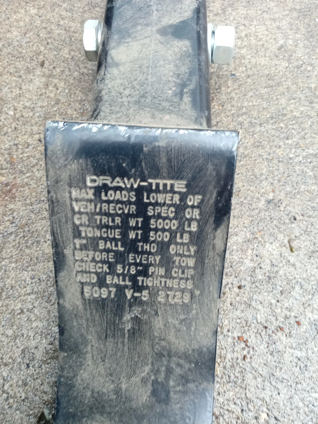 Draw-Tite Trailer Hitch Ball Mount 5000 LB - photo 2