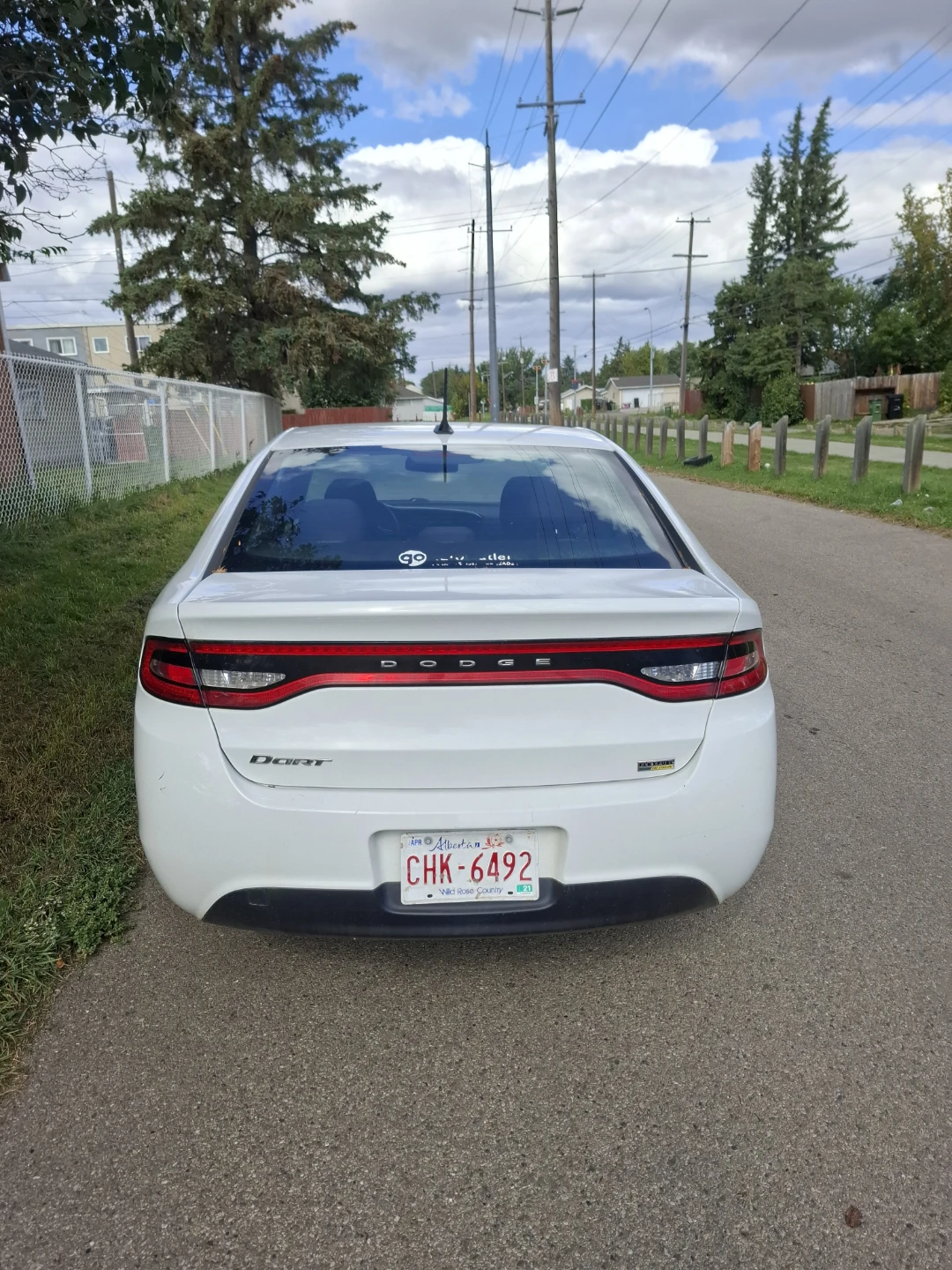 White Dodge Dart Sedan - photo 5