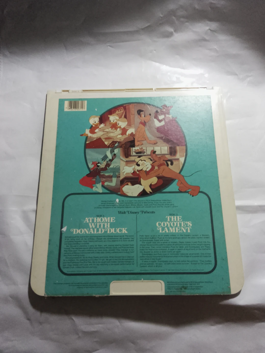 Disney Cartoon Parade Vol 2 RCA SelectaVision CED videodisc - photo 2