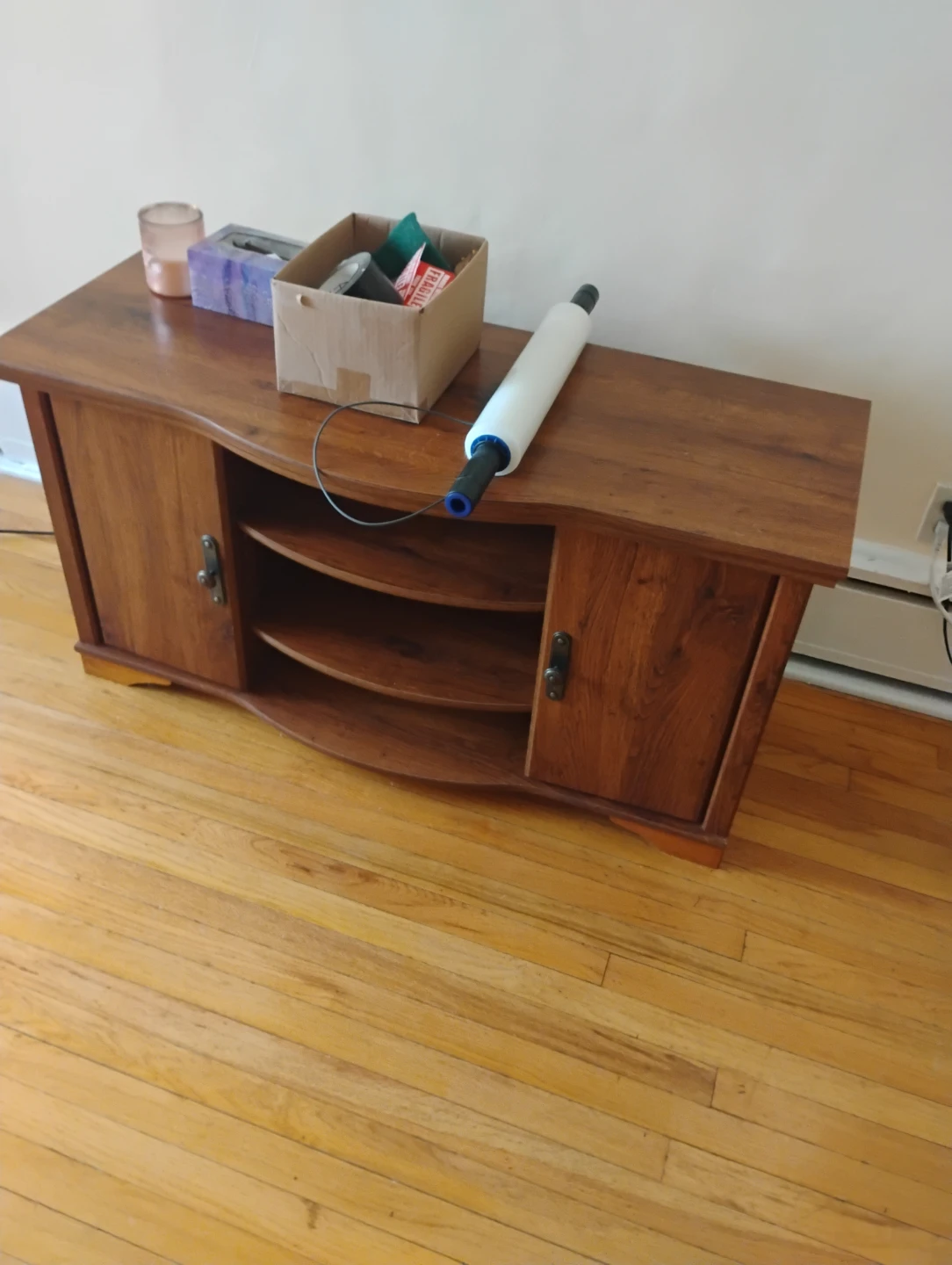 Wooden Bedroom Dresser with Mirror - photo 2
