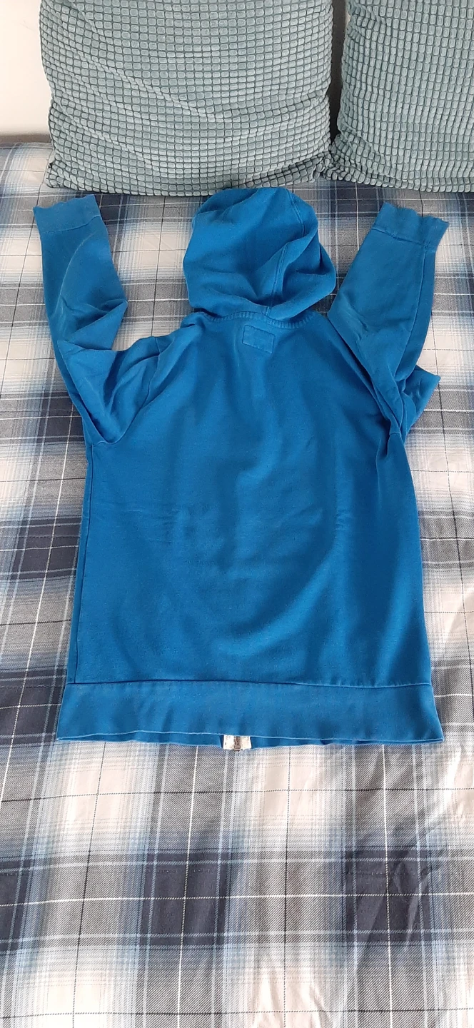 Express Blue Fleece Zip-Up Hoodie - photo 3