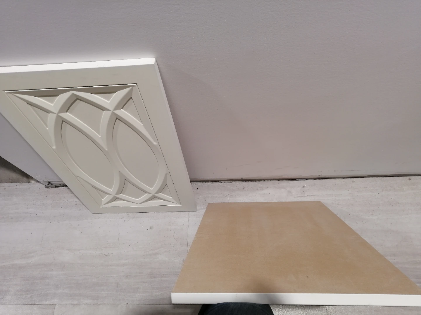 2 Off-White Decorative Cabinet Doors - photo 3