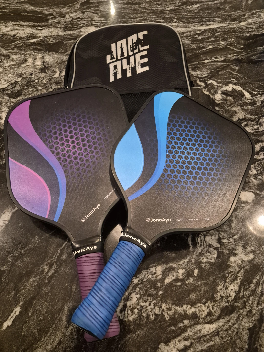 JONCAYE Graphite Lite Pickleball Paddles with Bag