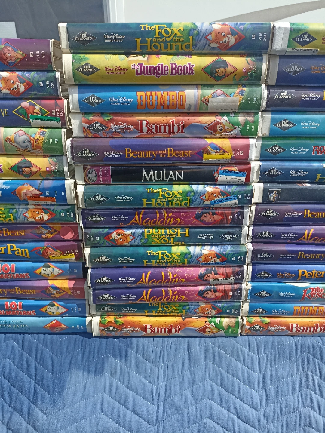 VHS Collectors tapes "THE CLASSICS" 70 OF THEM. Make me an Offer