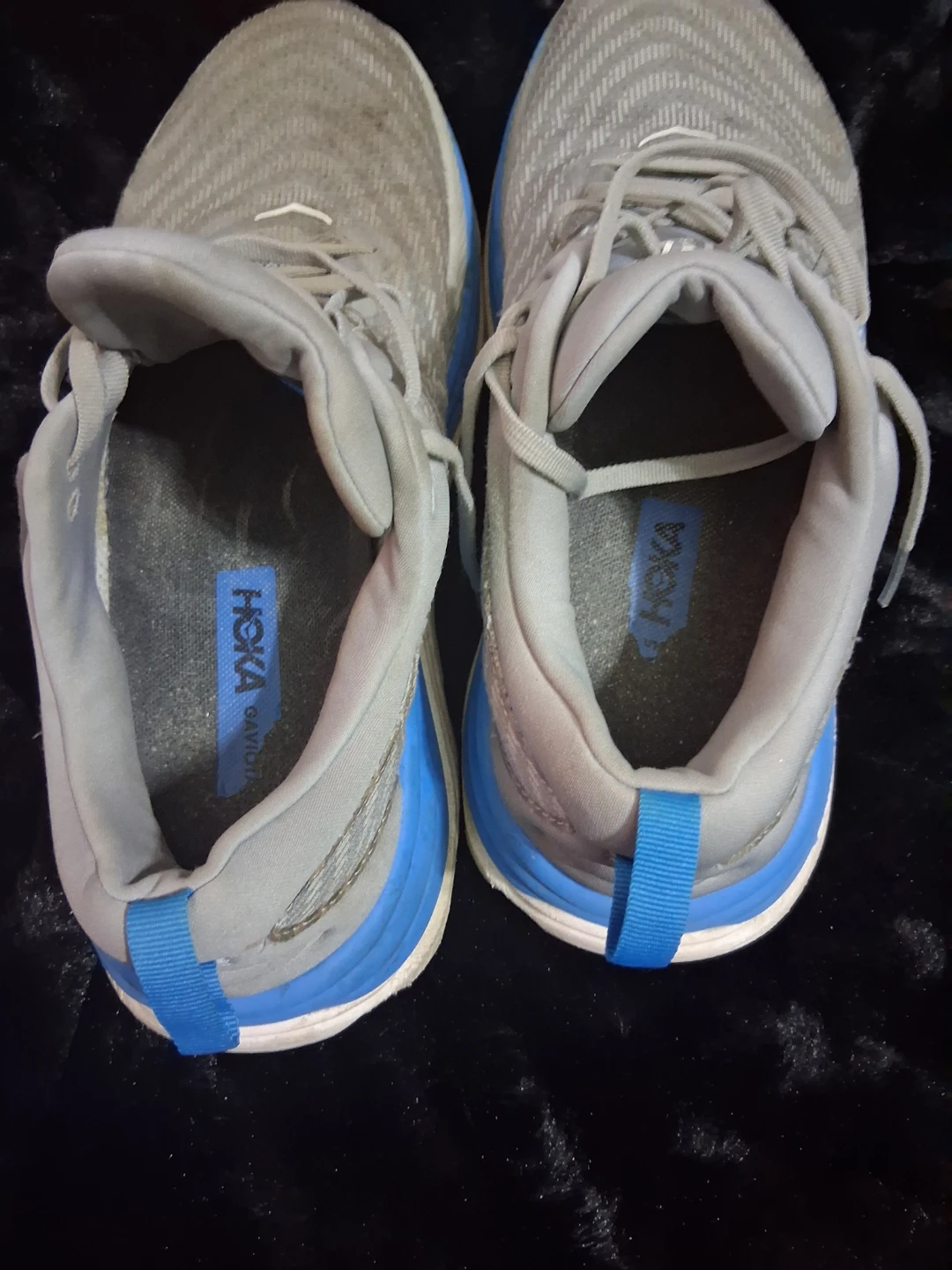 Hoka Gaviota 5 Running Shoes Gray Blue - photo 4