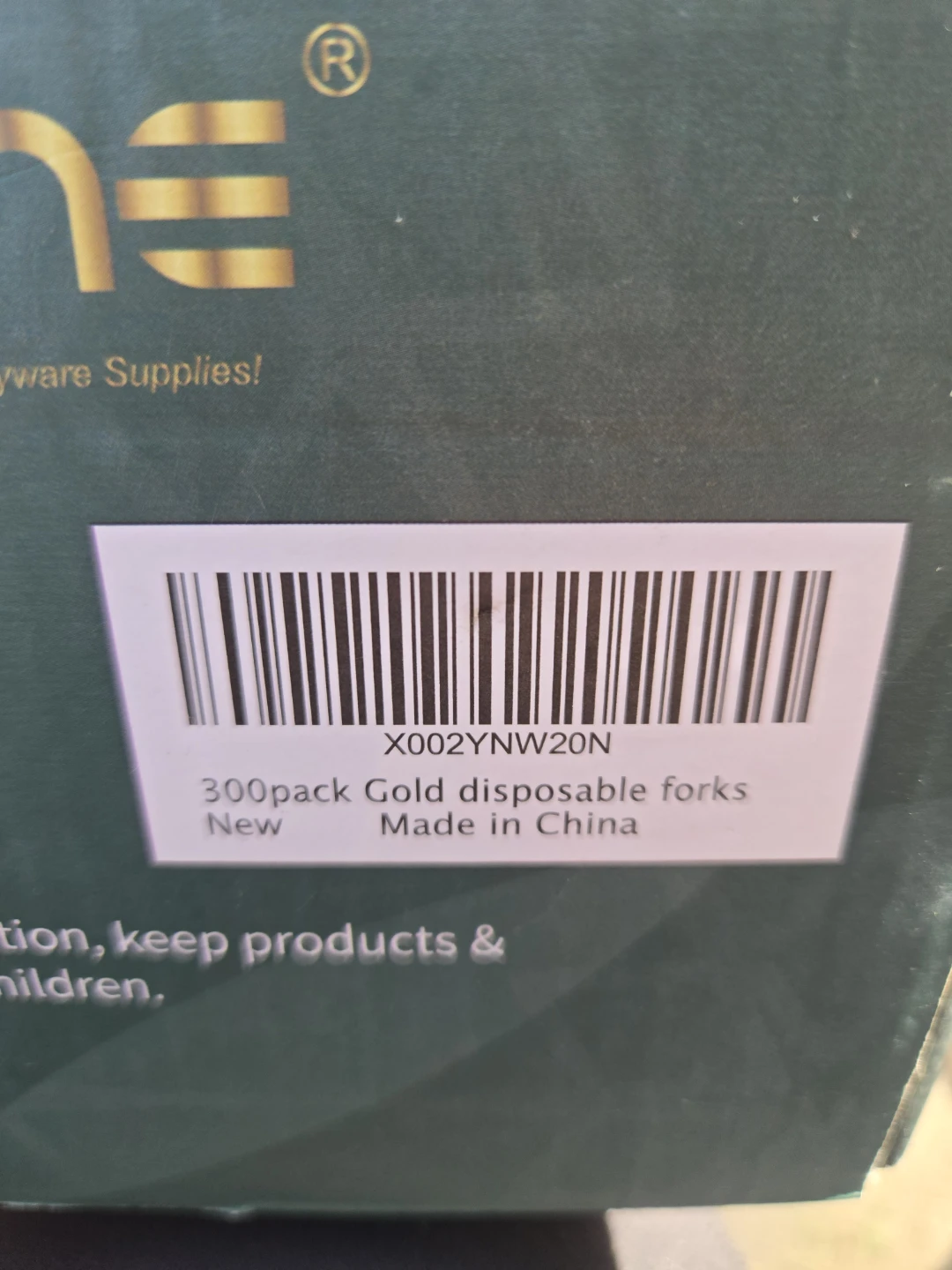 FOCUSLINE 300 Pack Disposable Gold Plastic Forks - photo 4