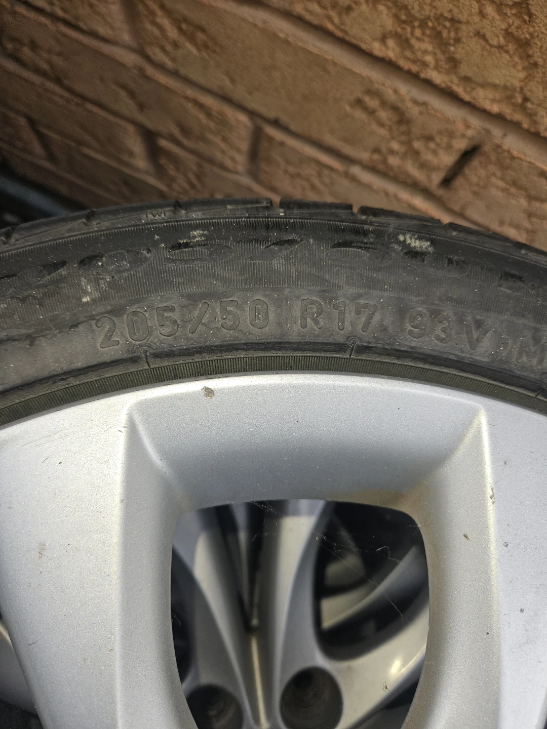Mazda 17-inch Alloy Wheels with Tires - photo 2