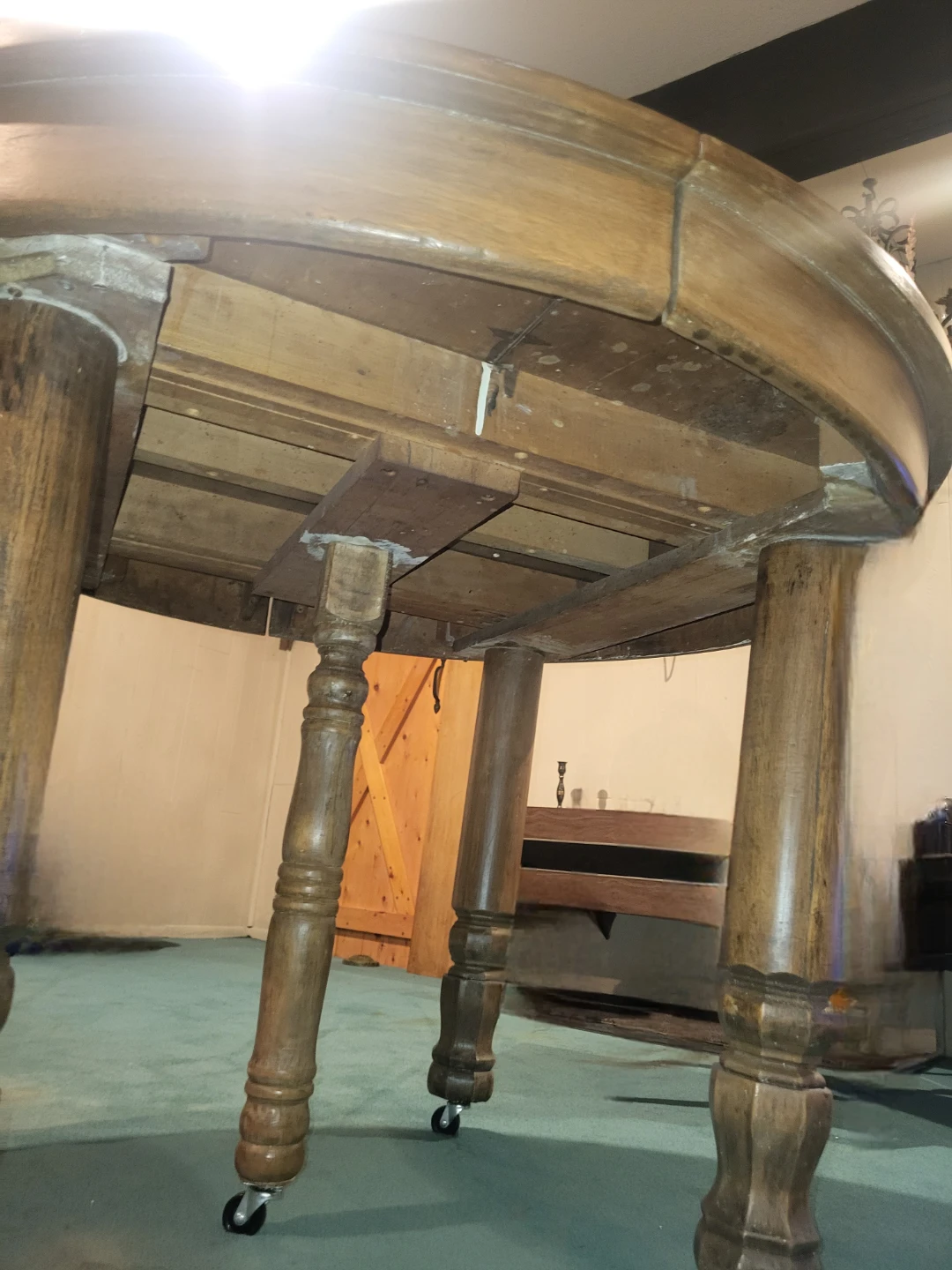 Antique mid century modern Round Dining Table - photo 3