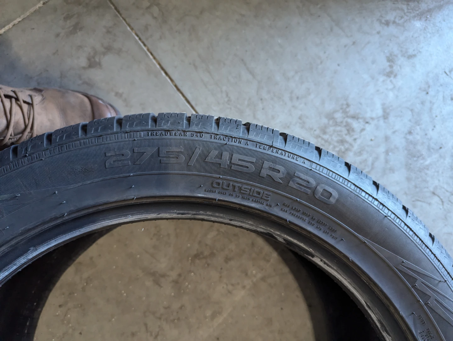 275/45R20 Nokian Tyres WR G4 SUV - photo 3