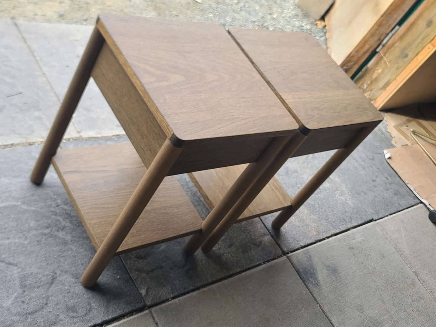 Pair of IKEA TONSTAD Nightstands – Natural Oak Look - photo 4