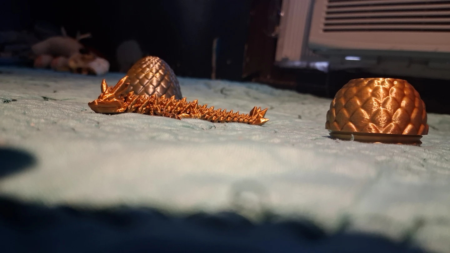 3D Printed Dragon and Egg Set - photo 3