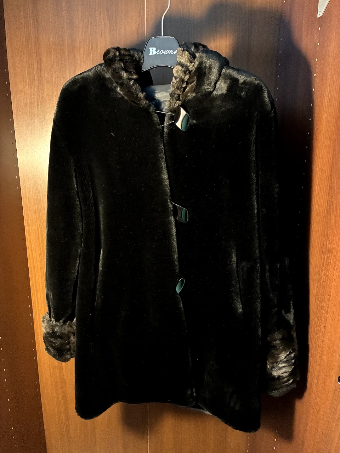 🏈Nuage Collection Faux Fur Hooded Coat