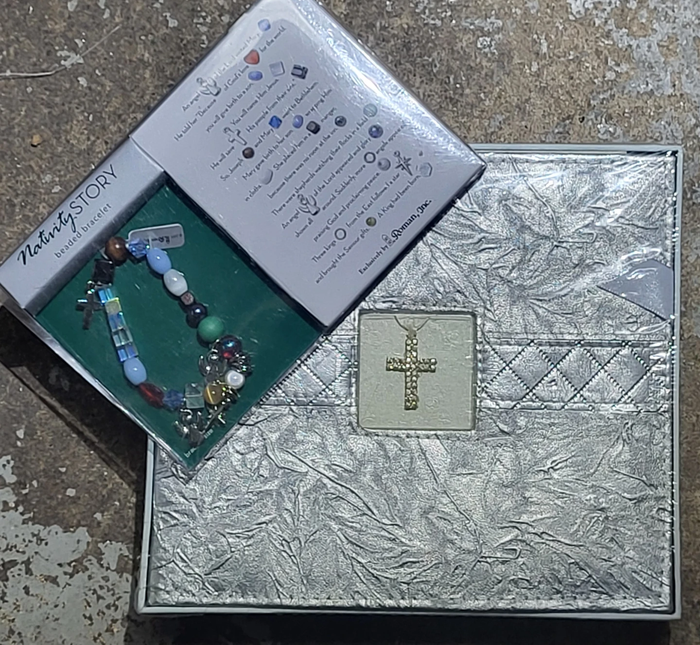 Roman Inc. Beaded Bracelet and Photo Album