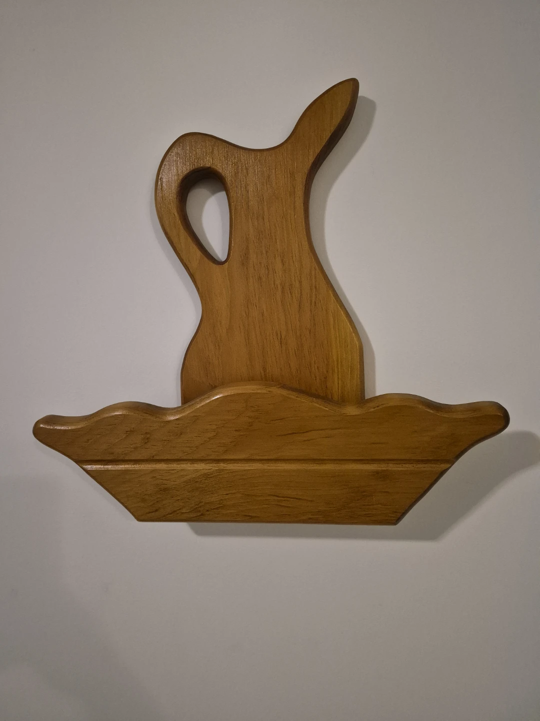 Rare vintage Wooden Wall-Mounted Pocket Organizer - photo 5