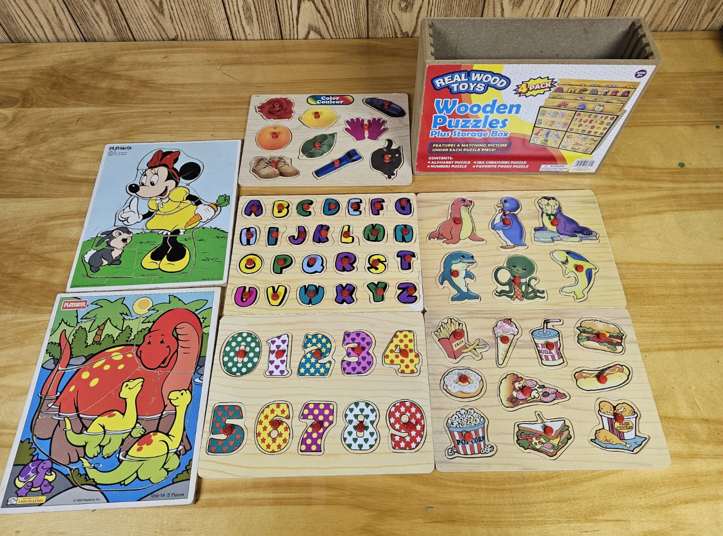 Toddler Wooden Puzzles Educational Toys