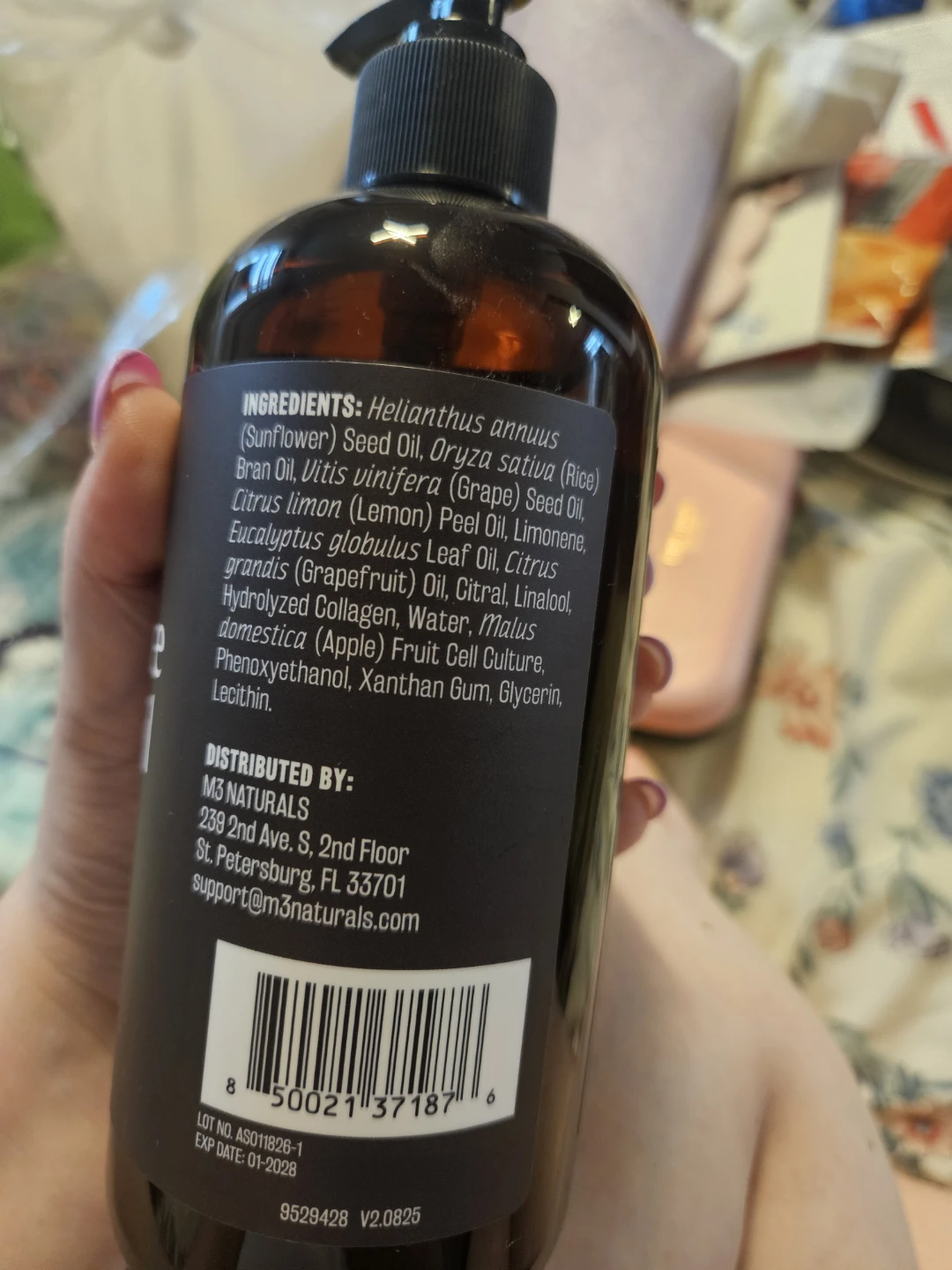 M3 Naturals Anti-Cellulite Massage Oil 16 fl oz - photo 2