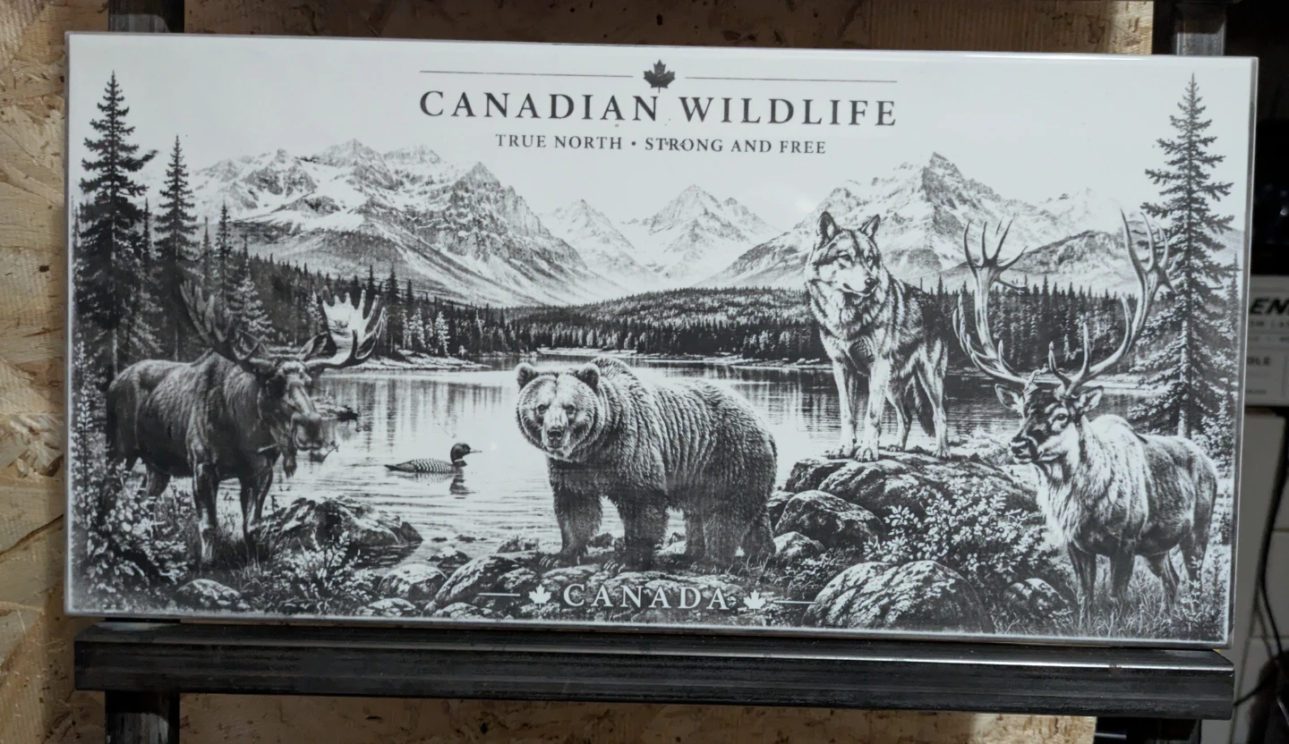 Canadian Wildlife Wall Decor Plaque