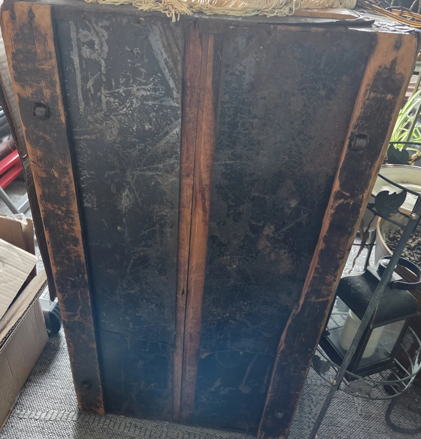 Vintage Dome Top Storage Trunk - photo 4