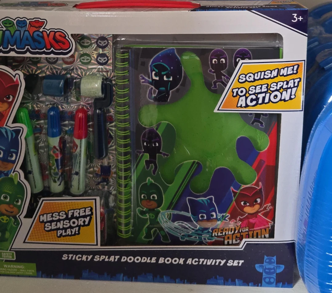 PJ Masks Sticky Splat Doodle Book Activity Set