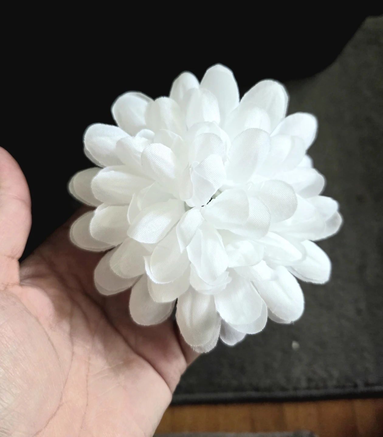 71 Artificial White Chrysanthemum Flower Heads