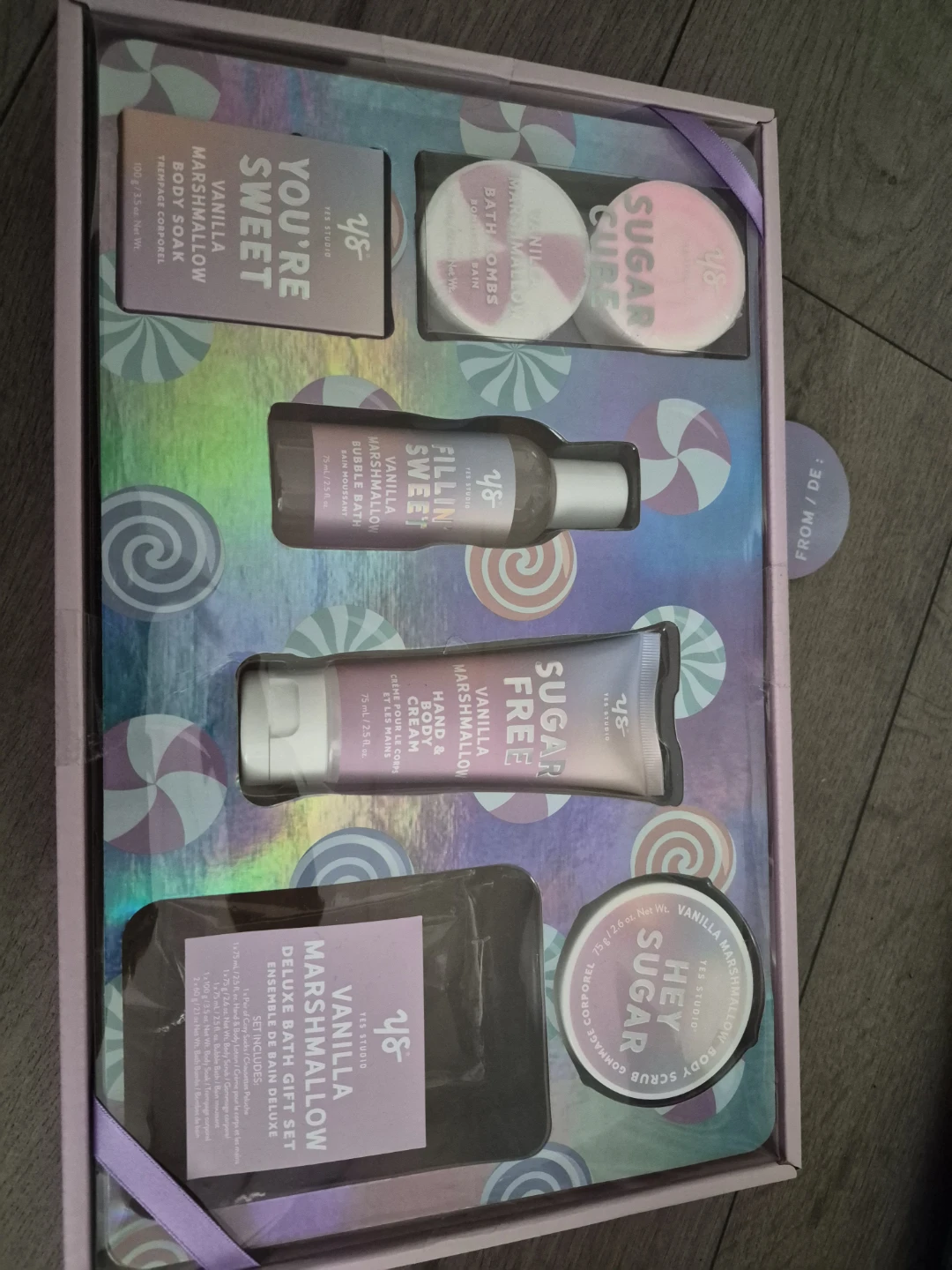 Yes Studio Vanilla Marshmallow Deluxe Bath Gift Set
