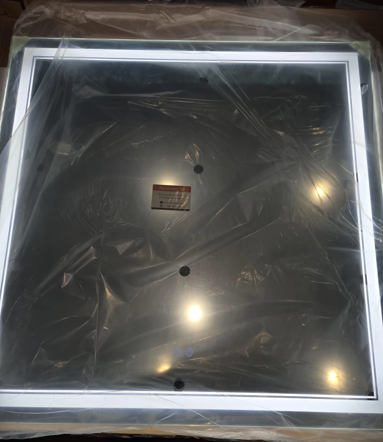 Keonjinn 36x36 Inch LED Bathroom Mirror - photo 3