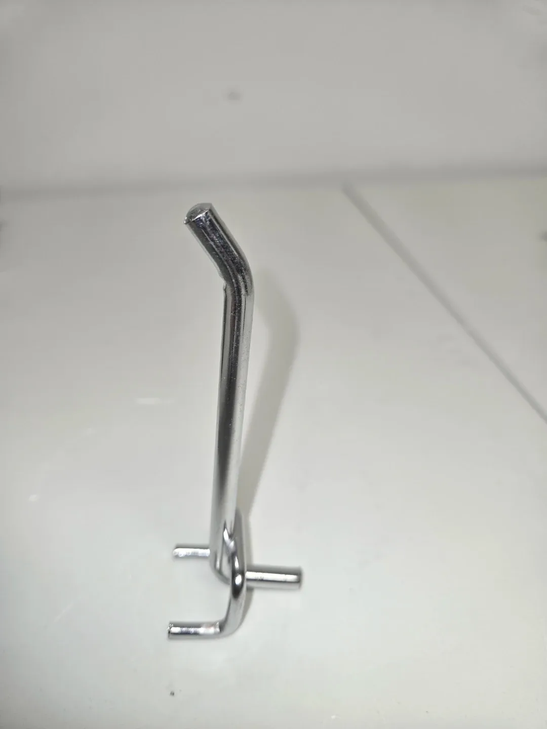 Chrome Pegboard Display Hook - photo 2