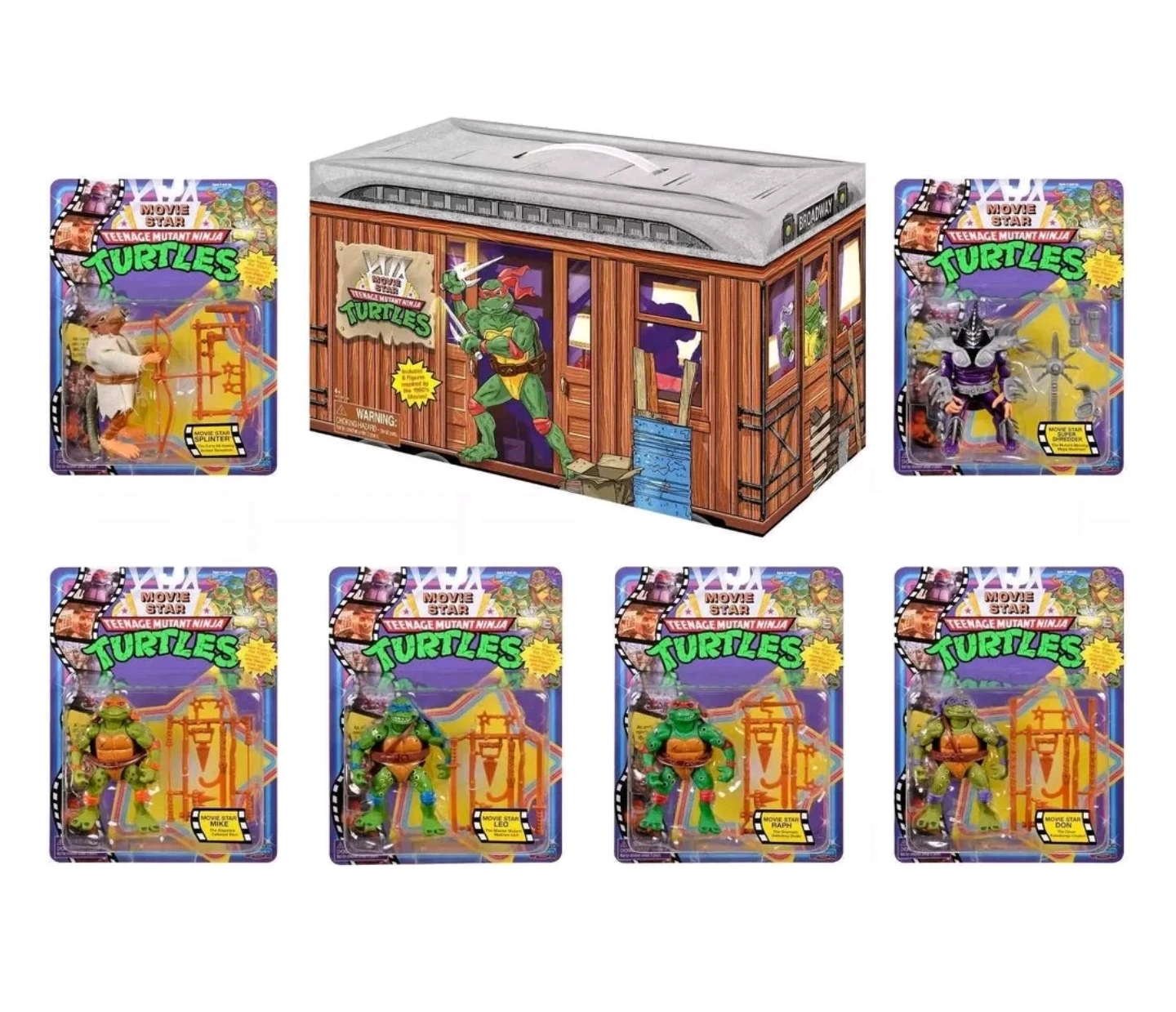 Teenage Mutant Ninja Turtles Movie Star 6-Figure Set - photo 5