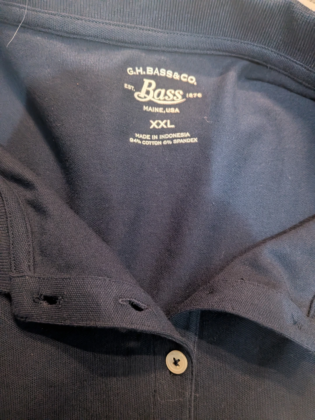 G.H. Bass & Co. Navy Blue Polo Shirt - photo 4