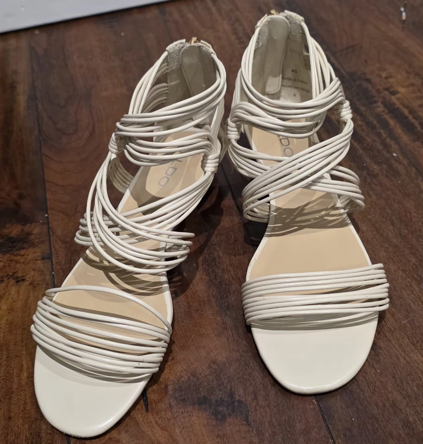 ALDO Peppe Strappy Sandals White size 9 - photo 2