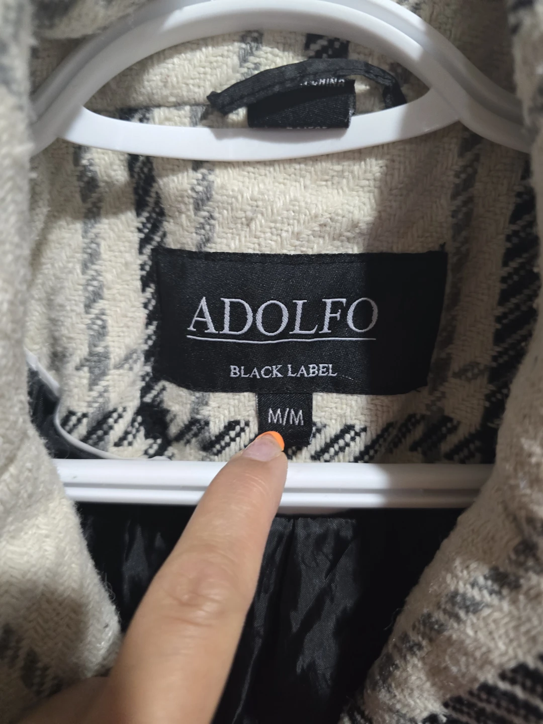 Adolfo Black Label Plaid Coat - photo 2