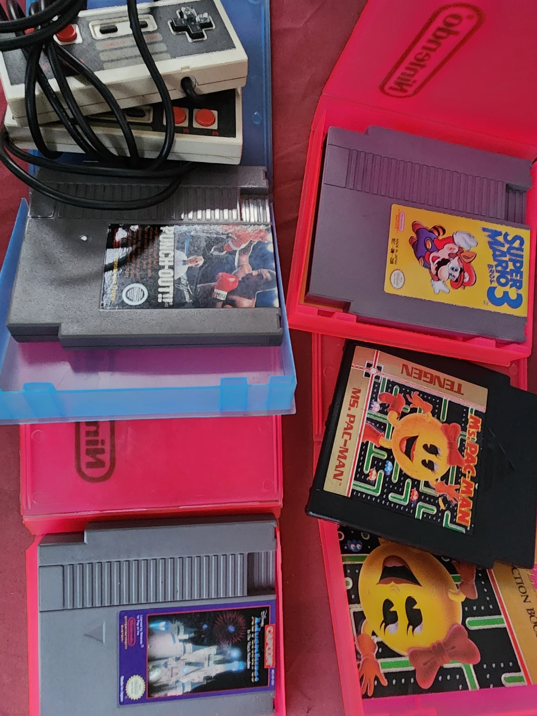Nintendo NES Games Bundle with Controllers