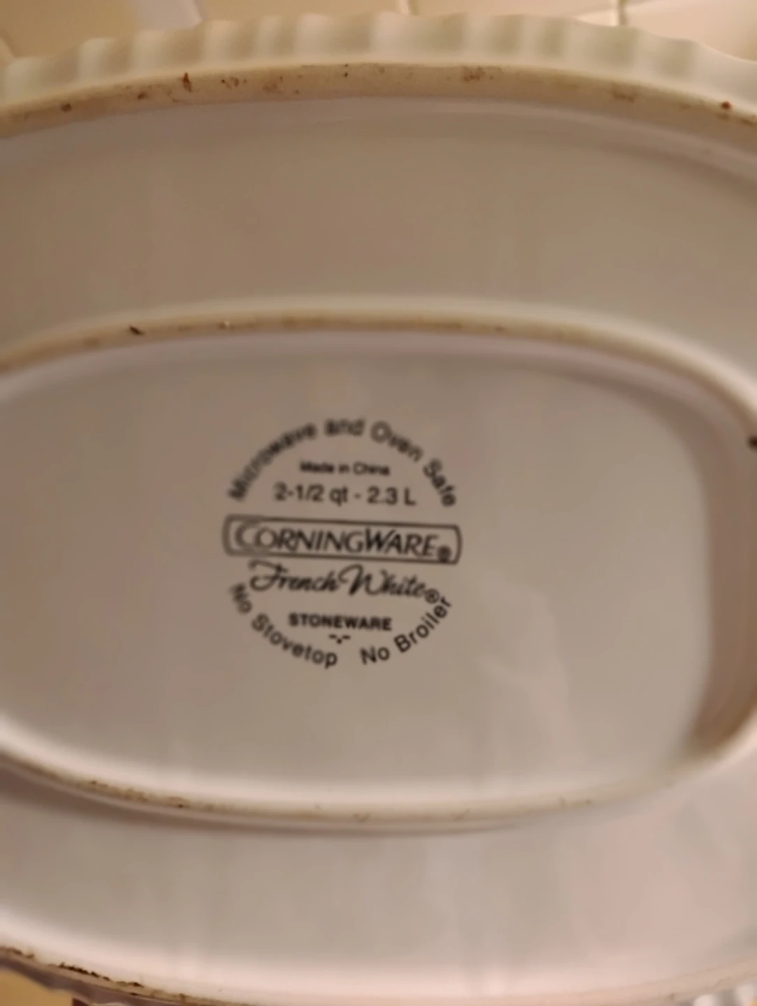 CorningWare French White Stoneware Dish - photo 2