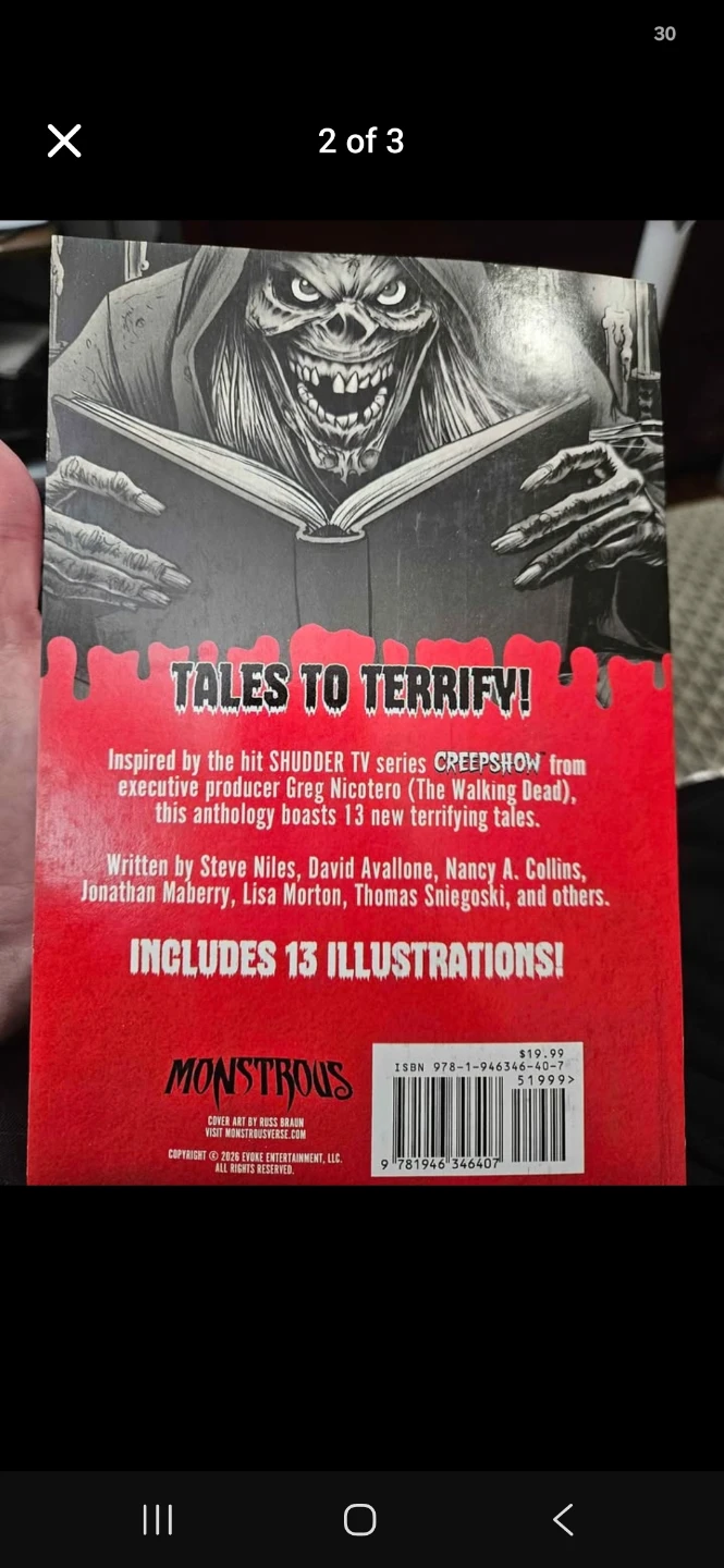 Creepshow 13 New Tales of Terror Anthology Book - photo 2