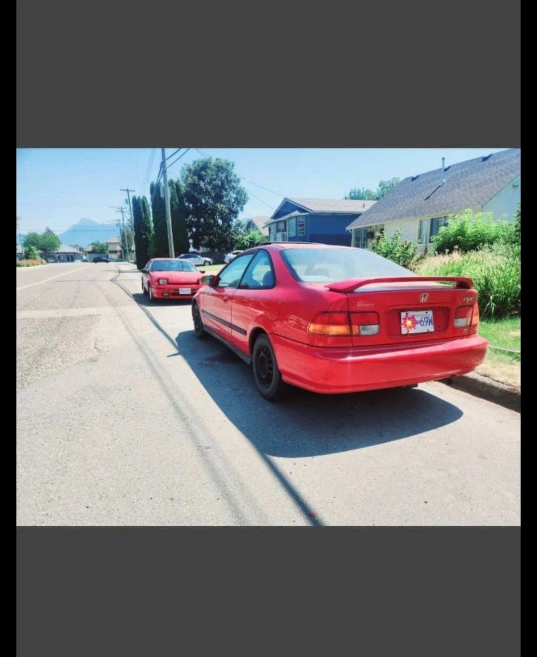 1998 si civic honda large dent does not run, clean title - photo 3