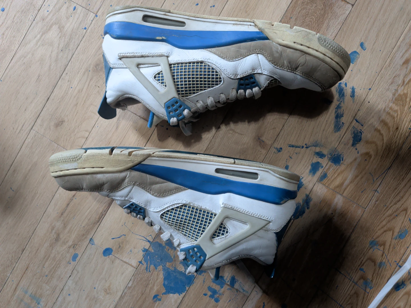 Air Jordan 4 Retro "Military Blue - photo 2
