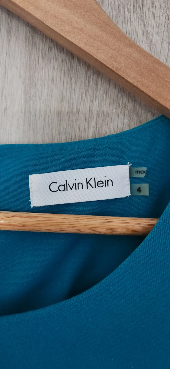 Calvin Klein Teal Ruched Sheath Dress - photo 3