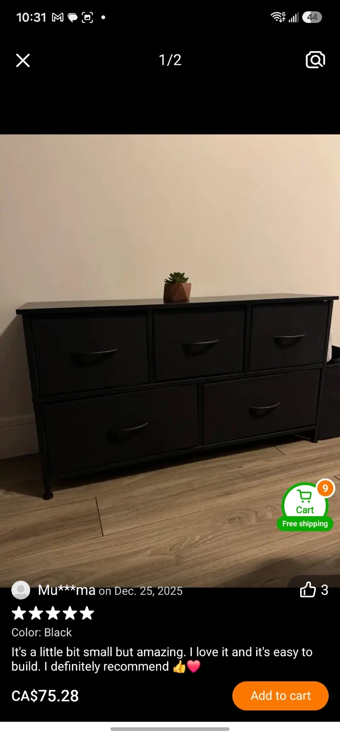 Drawers moving sale - foldable / lightweight