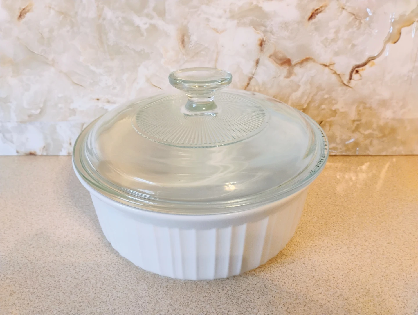 SET OF 3 CORNINGWARE CASSEROLES WITH LIDS - photo 4