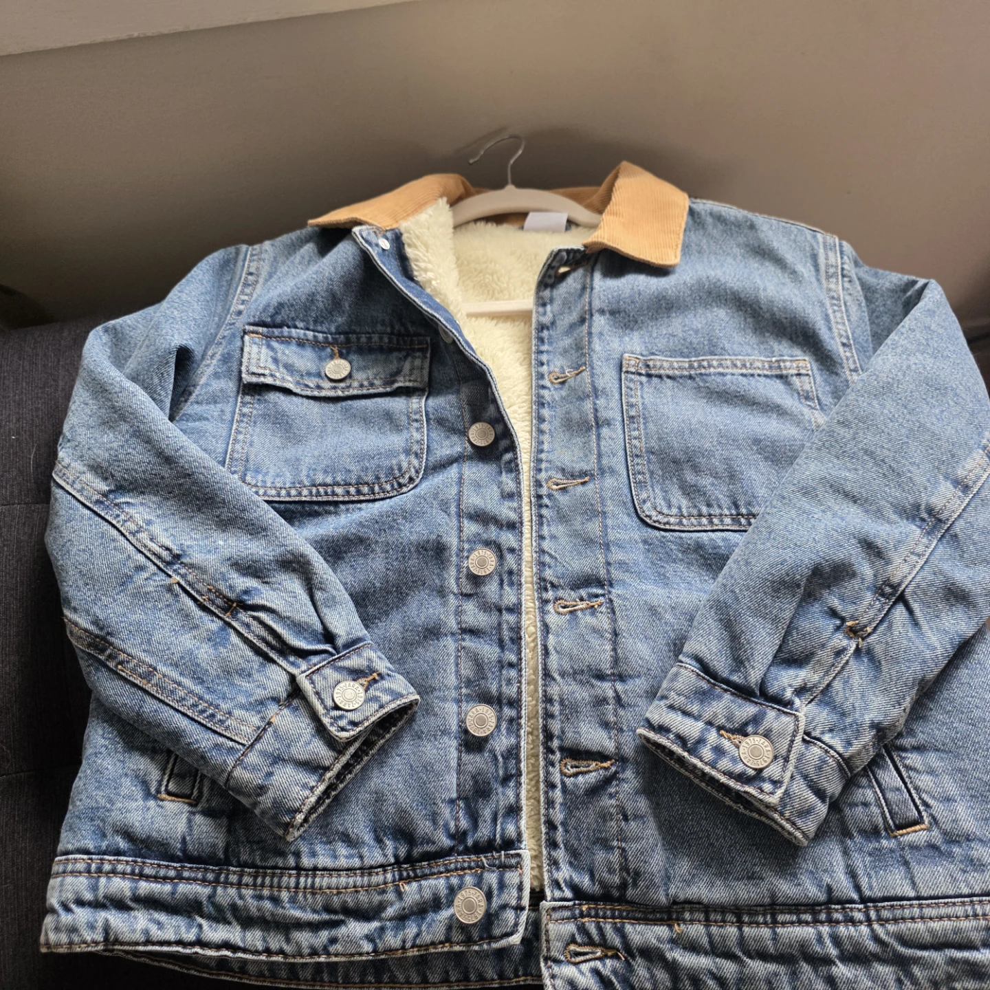 Zara Denim Sherpa Lined Jacket for boy. - photo 4
