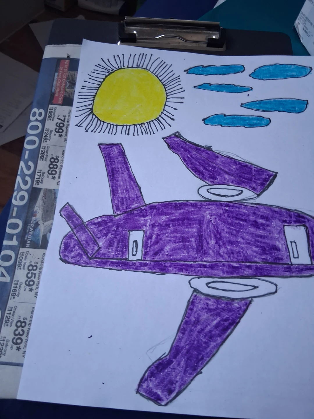 Paper Airplane Drawing - photo 2