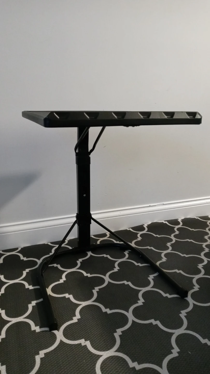 Black Adjustable Laptop Table